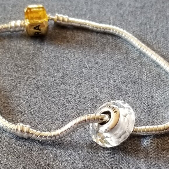 Pandora clear fascinating Murano glass charm - Picture 8 of 8